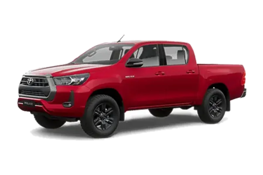 Hilux 2.4 en color Rojo